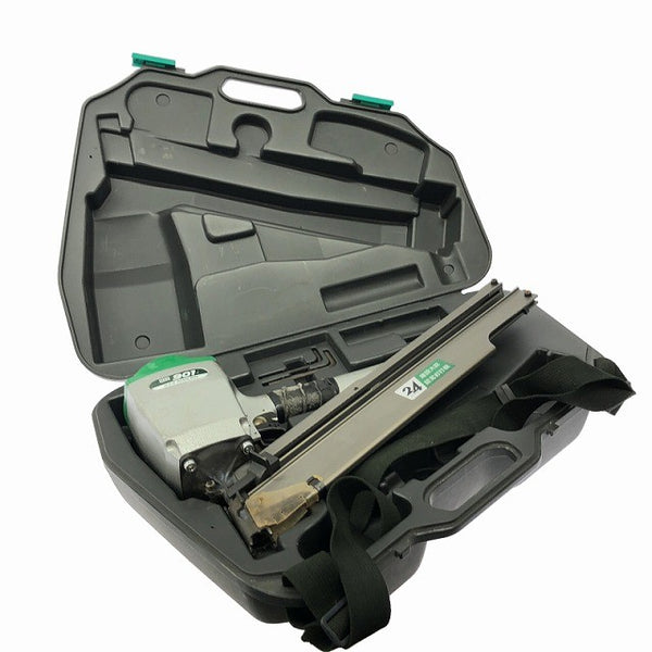 ☆中古品☆MAX マックス 90mm 常圧 スティックネイラ KN-901 ケース付 2×4ネイラー 2×4用 エア釘打機 エア釘打ち機 コイルネイラ129435 - 2