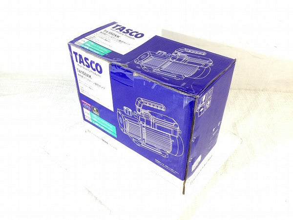 ☆未使用品☆ TASCO オイル逆流防止弁付高性能ツーステージ真空ポンプ TA150XK 黒/ブラック エアコン/空調冷凍機器工事 イチネン117603 - 5