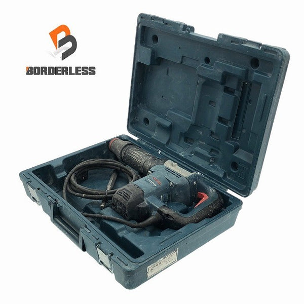 ☆中古品☆BOSCH ボッシュ 100V 破つりハンマー GSH5XN 六角軸シャンク Professional プロフェッショナル ケース ビット付115911 - 1