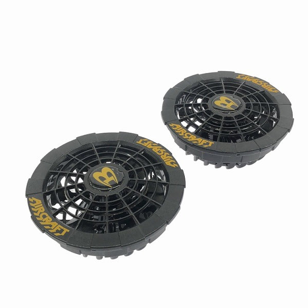 ☆中古品セット☆BURTLE バートル 12V エアークラフト用バッテリー AC230 ファンユニット 黒 空調作業服用 熱中症対策 京セラ114336 - 4