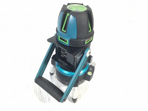 ☆比較的綺麗☆makita マキタ 10.8V 充電式屋内・屋外兼用追尾墨出し器 SK506GDN 受光器 充電器 ケース グリーンレーザー墨出し器125376 - 7