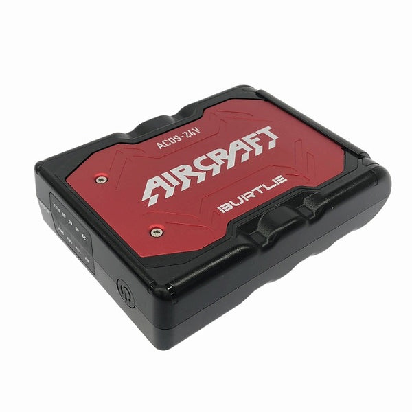 ☆比較的綺麗☆BURTLE バートル 24V エアークラフト用バッテリー AC09 赤 ファンユニット AC09-2 アーバンブラック 2025年モデル - 7