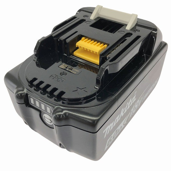 ☆極美品充電1回☆makita マキタ 18V 6.0Ah 純正 リチウムイオンバッテリー BL1860B 残量表示付 急速充電対応 蓄電池 充電池 雪マーク136736 - 4