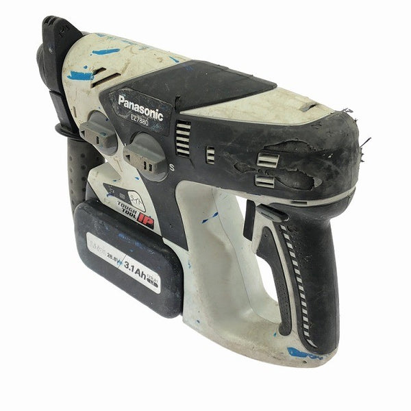 ☆中古品☆ Panasonic パナソニック 28.8V 充電ハンマードリル EZ7880 バッテリー2個(28.8V 3.1Ah)付き 充電器(EZ0L81)付き119366 - 7