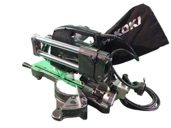 ☆中古品☆ HiKOKI ハイコーキ 190mm 卓上スライド丸のこ C7RSHD ダストバッグ付き レーザーマーカ搭載 切断機 - 5
