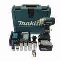 ☆中古品☆makita マキタ 18V 充電式インパクトレンチ TW300DRGX バッテリ2個(6.0Ah) 充電器 QCソケット6個 ケース付 コードレス129036 - 3