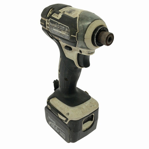 ☆中古品☆makita マキタ 14.4V 充電式インパクトドライバー TD138D バッテリ2個(14.4V3.0Ah) 充電器 ケース付 コードレス 電動工具133835 - 5