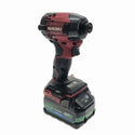 ☆未使用☆HiKOKI ハイコーキ 36V コードレスインパクトドライバー WH36DD(2XHRSZ) 赤 バッテリ2個(36V2.5Ah) 充電器 ケース付128354 - 5