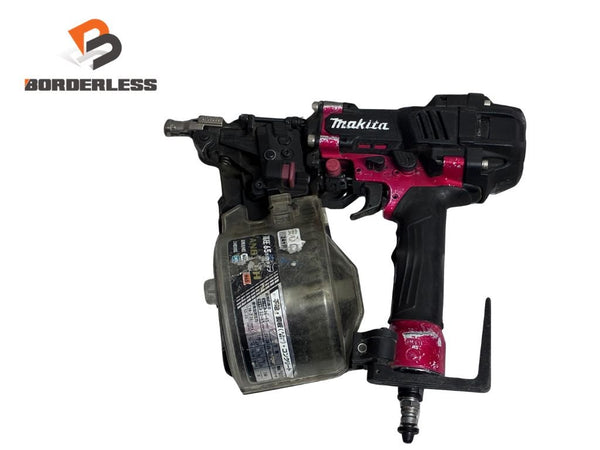 ☆中古品☆makita マキタ 65mm 高圧 エア釘打機 AN636H 赤 エア釘打ち機 ロール釘打機 ロール釘打ち機 コイルネイラ136725 - 1