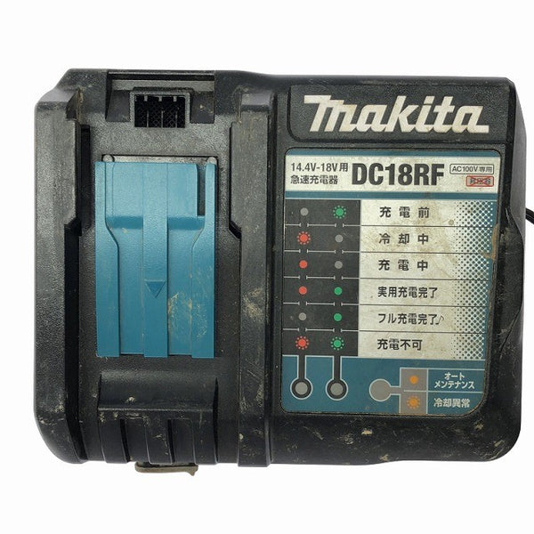 ☆中古品☆makita マキタ 14.4V/18V 純正 急速充電器 DC18RF リチウムイオンバッテリー用 リチウムイオン電池用135216 - 8