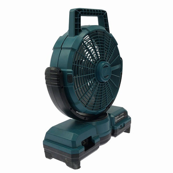☆中古品☆makita マキタ 14.4V/18V/100V 充電式ファン CF203D 青 バッテリ1個(18V6.0Ah) ACアダプタ付 コードレス 扇風機118322 - 5