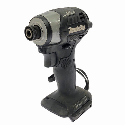 ☆中古品☆makita マキタ 18V 充電式インパクトドライバ TD173DZB 黒/ブラック 本体のみ コードレス 締付け 電動工具132147 - 0