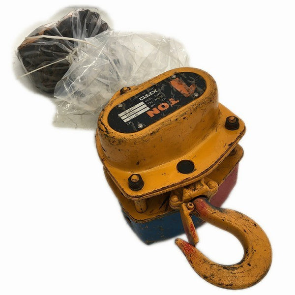 ☆中古品2個セット☆KITO キトー チェーンブロック M3形 CB010 荷重1.0ton/1ton 揚程2.5m 手動式 チェンブロック 吊り具 荷揚げ137276 - 5