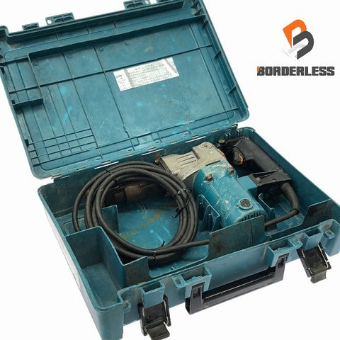 ☆中古品☆makita マキタ 100V 35mm ハンマドリル HR3520 スケーリングチゼル ケース付 電動ハンマードリル 穴あけ 穿孔 斫り 116061116061 - 0