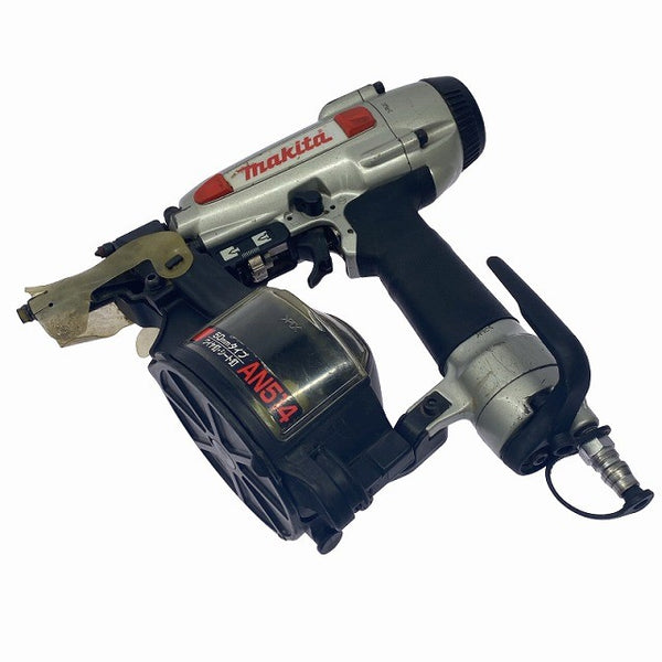 ☆中古品☆makita マキタ 50mm 高圧 エア釘打機 AN514 ケース付 エア釘打ち機 ロール釘打機 ロール釘打ち機 コイルネイラ131408 - 4