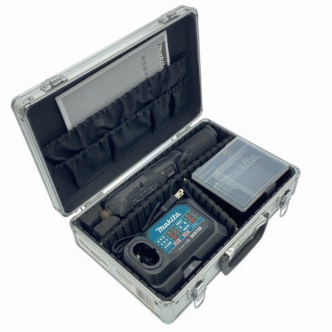 ☆中古品☆makita マキタ 7.2V 充電式ペンインパクトドライバー TD022D 黒 バッテリ1個(1.0Ah) 充電器 ケーｽ付 コードレス120213 - 0