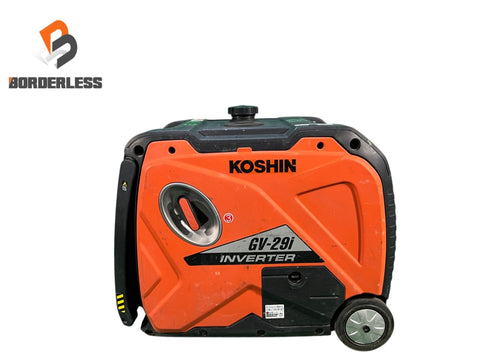 ☆中古品☆工進 インバーター発電機 GV-29i-AAA-0 エンジン工具 アウトドア 災害対策 キャンプ126804