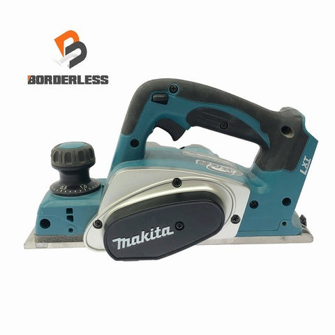 ☆中古品☆makita マキタ 18V 充電式カンナ KP180D 本体のみ コードレス バッテリー式 電動かんな 電動カンナ 切削 電動工具106247