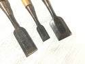 ☆中古品☆瓢箪 ひょうたん印 追い入れ鑿 9本セット 1分/3mm～1寸6分/48mm 追入れ鑿 叩き鑿 ノミ のみ 大工道具 木材加工111144 - 10