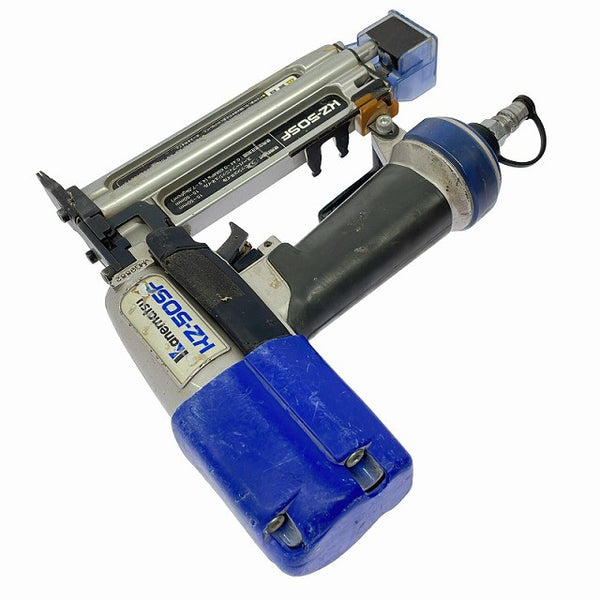 ☆中古品☆Kanematsu 兼松 常圧 仕上釘打機 KZ-50SF 防護ゴーグル ケース付 フィニッシュネイラ エアーツール129411 - 7