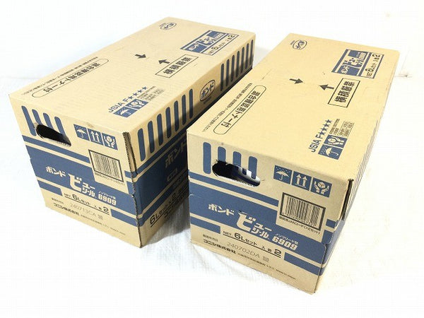 ☆未使用4缶☆KONISHI コニシ ボンド ビューシール 6909 NB/ノンブリード 2成分形ポリウレタン系 6Lセット 2缶入×2箱 シーリング材113081 - 5