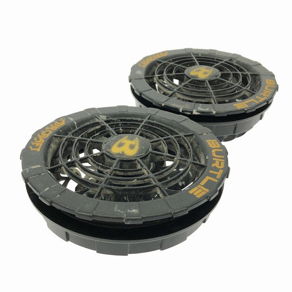 ☆中古品セット☆ BURTLE バートル 17V エアクラフトバッテリー AC300 ファンユニット AC310/311 充電ケーブル付き 暑さ対策132655 - 4
