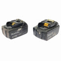 ☆中古品3個セット☆makita マキタ 18V 5.0Ah 純正 リチウムイオンバッテリー2個 BL1850 BL1850B 急速充電器 DC18RF 蓄電池118932 - 5