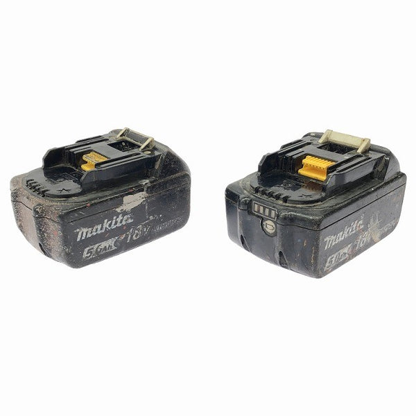 ☆中古品3個セット☆makita マキタ 18V 5.0Ah 純正 リチウムイオンバッテリー2個 BL1850 BL1850B 急速充電器 DC18RF 蓄電池118932 - 5