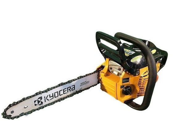 ☆中古品☆KYOCERA 京セラ エンジンチェンソー ESK-3435 ガイドバー350mm 家庭向け エンジン式 チェーンソー 伐採114126 - 2