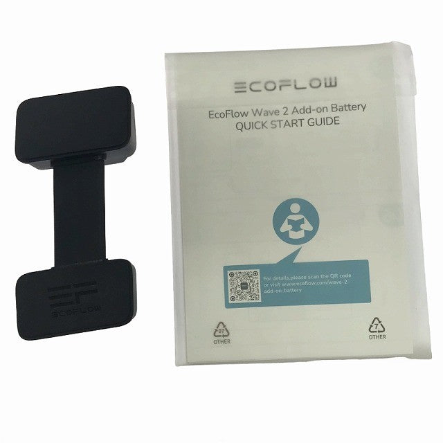 ecoflow WAVE2新品未使用品 WAVE2専用バッテリー中古品 セット ecoflow WAVE2新品未使用品 WAVE2専用バッテリー中古品 セット