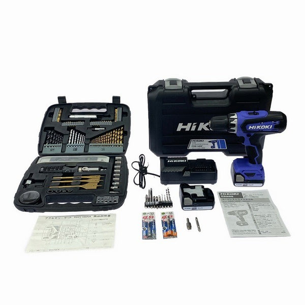☆美品セット☆ハイコーキ 14.4V コードレスドライバドリル FDS14DF(2BG) フルセット ボッシュ アクセサリーセット HDIY100AA)119613 - 3