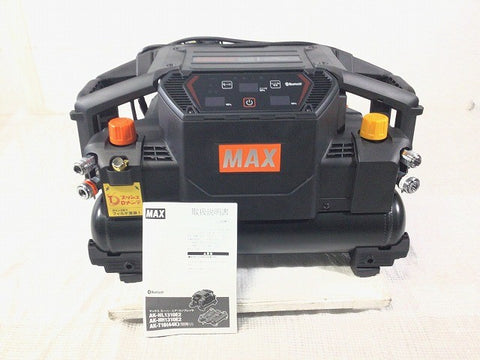 ☆未使用品☆MAX マックス 100V 11L 常圧/高圧 エアコンプレッサー AK-HL1310E2 AK98473 黒/ブラック エアーコンプレッサー125393 - 0