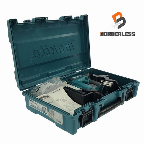 ☆中古品☆ makita マキタ 18V 35mm 充電式ピンタッカー PT353DZK 青/ブルー 本体+パーツ+ケース 116043 - 0