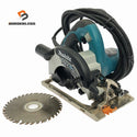 ☆中古品☆makita マキタ 100V 125mm 電気マルノコ 5230 アルミベース コード式 丸ノコ 丸のこ 丸鋸 切断機 木材加工 電動工具122405 - 1