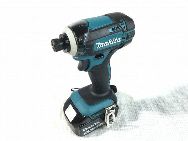☆未使用品☆ makita マキタ 18V 充電式インパクトドライバ TD149DRFX 青/ブルー バッテリー2個(18V 3.0Ah)充電器+ケー133609 - 4