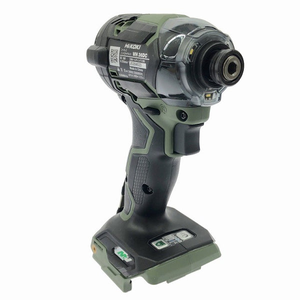☆未使用品☆HiKOKI ハイコーキ 36V コードレスインパクトドライバー WH36DC(2XPGSZ) フォレストグリーン フルセット 充電式130509 - 5