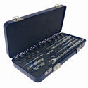 ☆中古美品☆STRAIGHT ストレート 1/4 3/8 ツールセット 25ピース Art.10-670 ソケットレンチ ラチェットレンチ 工具セット131638 - 2