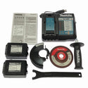 ☆未使用品☆makita マキタ 18V 125mm 充電式ディスクグラインダ GA512DRGX バッテリー2個(18V 6.0Ah) 充電器付き129487 - 10