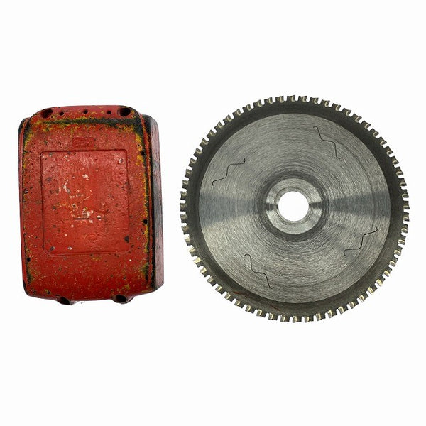 ☆中古品☆ makita マキタ 18V 150mm 充電式チップソーカッター CS553D 本体+バッテリー1個(6.0Ah)128359 - 10