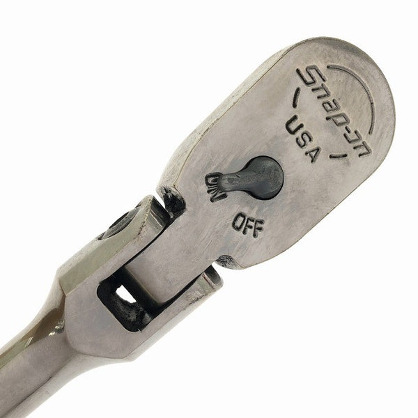 ☆中古品☆Snap-on スナップオン 3/8インチ ベントフレックスラチェットハンドル FBF80A 湾曲 首振り ラチェットレンチ136703 - 6