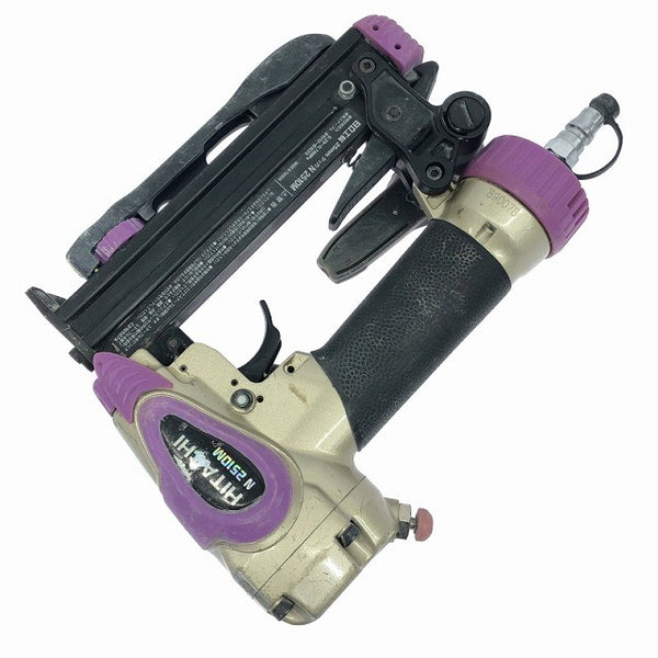 ☆中古品☆HITACHI 日立工機 25mm 常圧 タッカ N2510M 防護ゴーグル ケース付 エアツール エア工具 大工道具122479 - 6