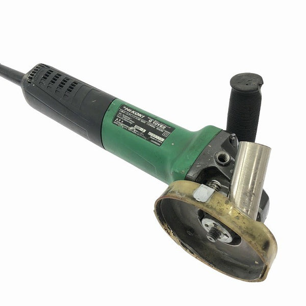 ☆中古品☆ HIKOKI ハイコーキ 100mm 電子ディスクグラインダ G10YE2 紅蓮 集じんカバー付き 電動工具 研磨 研削117741 - 3