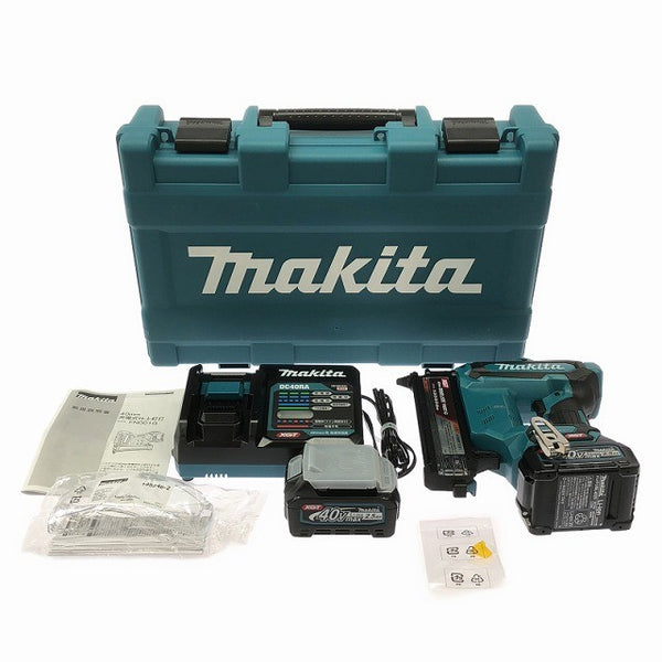 ☆未使用品☆makita マキタ 40Vmax 40mm 仕上釘打 FN001GRDX バッテリ2個(2.5Ah) 充電器 フィニッシュネイラ ※コメント有131992 - 3