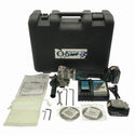 ☆中古品☆Ogura オグラ 18V コードレスツライチカッター HSC-20BL バッテリ2個(18V 6.0Ah)充電器 チップソー2枚 ケース付 鉄工115371 - 3