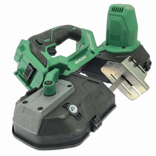 ☆比較的綺麗☆HiKOKI ハイコーキ 18V コードレスロータリバンドソー CB18DBL(S) バッテリ1個(BSL36A18)充電器 替刃 ケース付136611 - 4