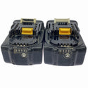 ☆中古品2点セット※コメント必読☆makita マキタ 18V 5.0Ah 純正 リチウムイオンバッテリー BL1850B 残量表示付 充電池 蓄電池131140 - 7