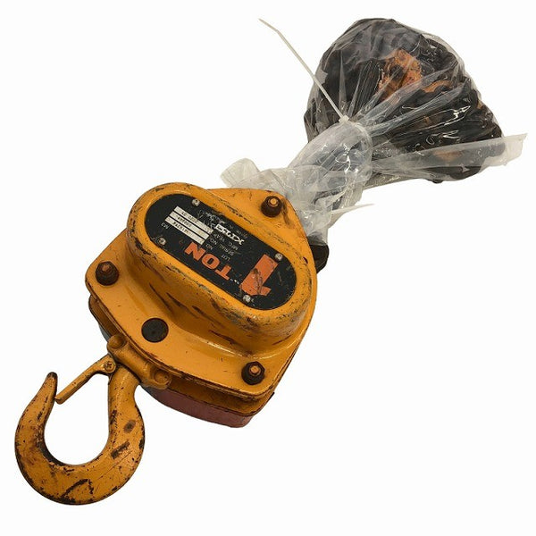 ☆中古品2個セット☆KITO キトー チェーンブロック CB010 M3形 荷重1.0ton/1ton 揚程2.5m 手動式 チェンブロック 吊り具 荷揚げ136176 - 4