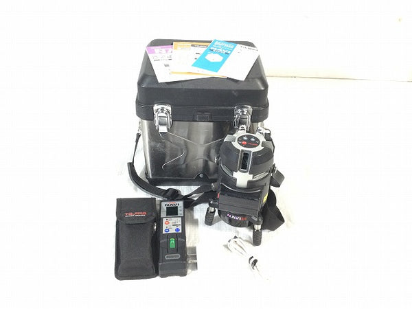 ☆美品☆TAJIMA タジマ ブルーグリーンレーザー墨出し器 ZEROBLSN-KJC 受光器 バッテリ1個 ケース付 ZERO BLUE NAVI センサーKJC113281 - 3