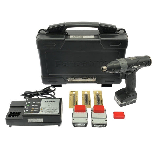 ☆比較的綺麗☆Panasonic パナソニック 7.2V 充電マルチインパクトドライバー EZ7520 バッテリ3個(1.5Ah) 充電器 ケース付118404 - 3