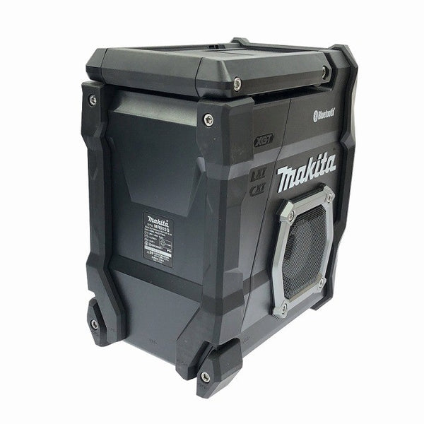 ☆美品☆makita マキタ 10.8V/14.4V/18V/40Vmax/100V 充電式ラジオ MR002G 黒 本体 アダプター Bluetooth コードレス 現場ラジオ 116704 - 4
